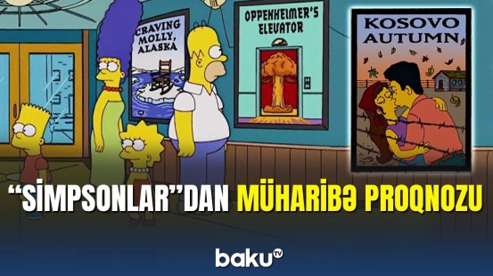 "Simpsonlar" bu dəfə Kosovada müharibə olacağını göstərdi