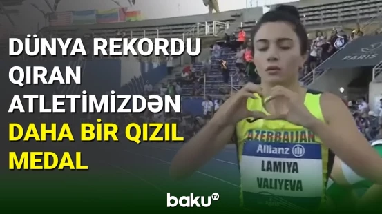 Azərbaycanlı atlet Lamiyə Vəliyeva ikiqat dünya çempionu oldu