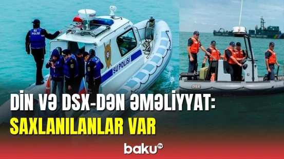 Qanunsuz balıq ovlayanlar saxlanıldı