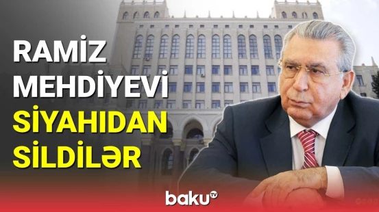 AMEA-nın eks-prezidenti Ramiz Mehdiyevin adı qurumun saytından silinib