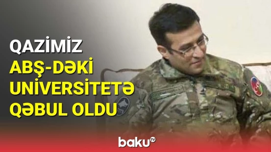 Qazimiz Cavid Əliyev Minnesota Universitetində təhsil alacaq