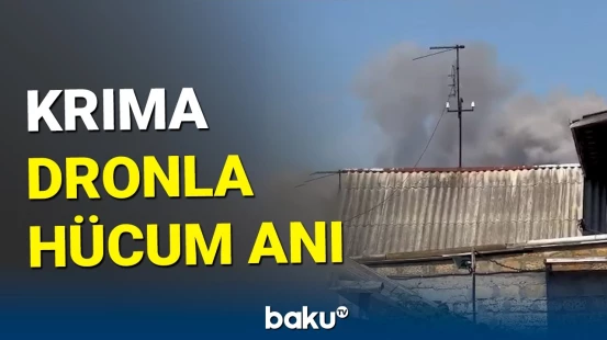 Krımda Rusiyanın Qara dəniz Donanmasının aviabazasında yanğın