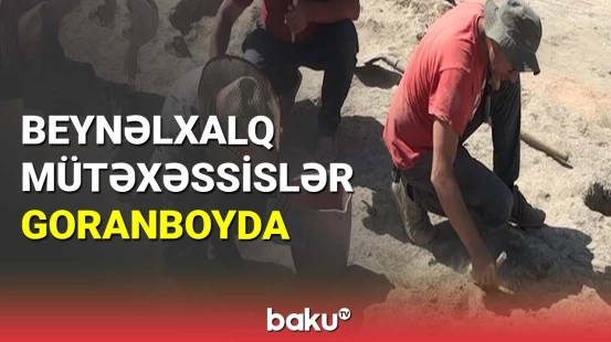 Beynəlxalq arxeoloji ekspedisiya Goranboyda tədqiqatlar aparır