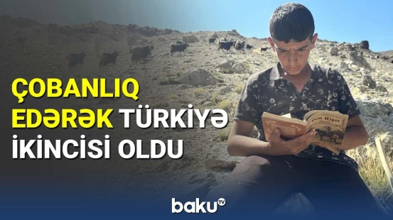 Türkiyədə 14 yaşlı çobandan qəbul imtahanında yüksək nəticə