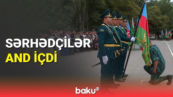 DSX-də andiçmə mərasimi: dövlət bayrağı sıra meydanına gətirildi