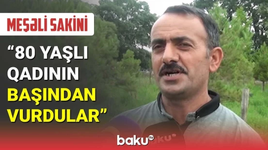 Cani Xaçatryanın tutulması Meşəli sakinlərini sevindirir