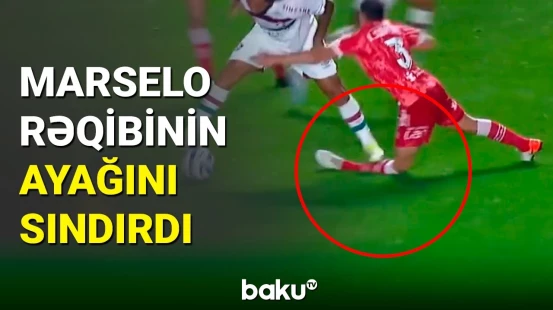 Marselonun rəqibi ilə toqquşması ağır zədə ilə nəticələndi