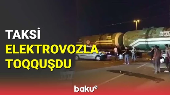 Bakıda avtomobil elektrovozla toqquşub : ölən və yaralılar var