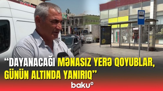 Biləcəri dairəsində avtobussuz dayanacaqla bağlı rəsmi açıqlama