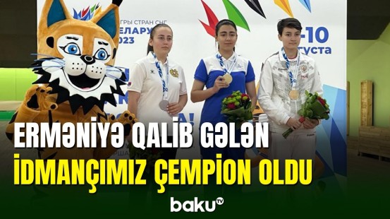 Azərbaycan atıcısı II MDB oyunlarının qalibi oldu
