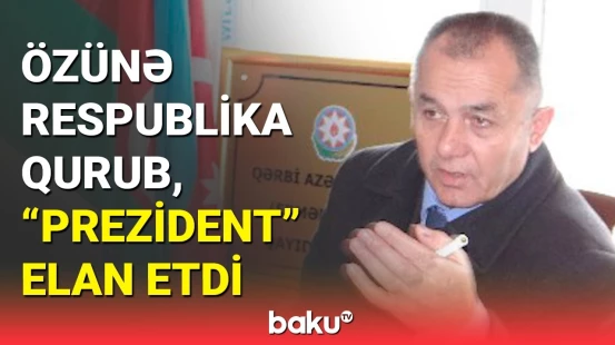 Türkiyədən gəlib özünə respublika qurmaq istədi, saxlanıldı