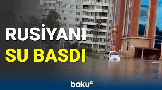 Rusiyada bənd uçdu, şəhəri su basdı