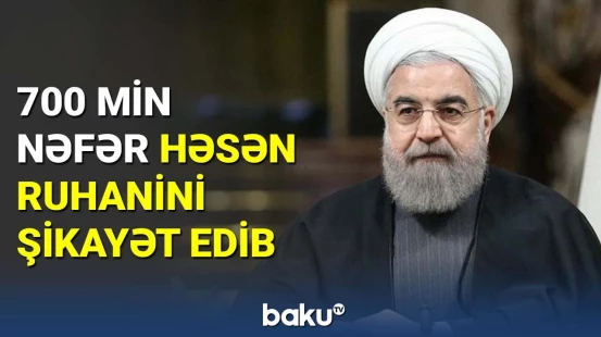 Həsən Ruhaniyə qarşı cinayət işi başlanılıb