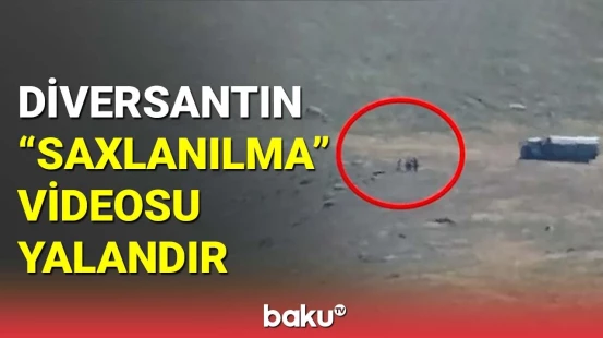Müdafiə Nazirliyindən diversantın "saxlanılma" videosuna münasibət