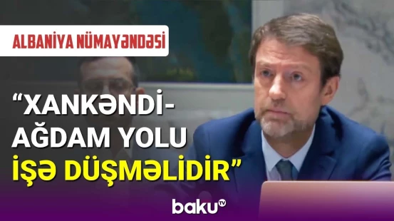 Albaniyanın BMT-dəki nümayəndəsi regiondakı vəziyyətdən danışdı