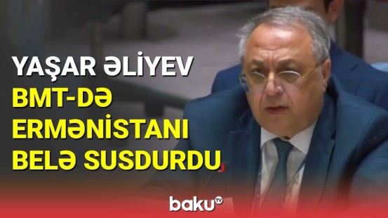 Yaşar Əliyev Ermənistanın iddialarına faktlarla qarşılıq verdi