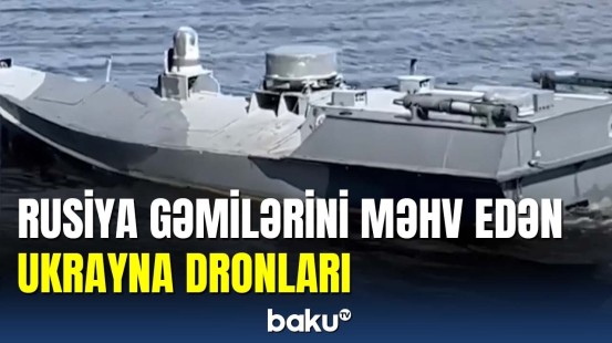 Ukrayna istehsalı olan dəniz dronları