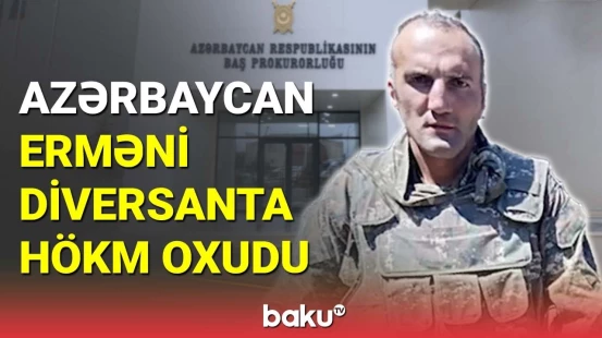 Saxlanılan erməni diversantla bağlı rəsmi açıqlama