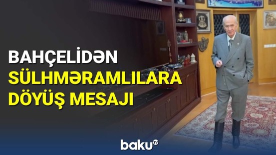 Devlet Bahçeli Şimali Kiprə görə hərbi paltarını geyindi