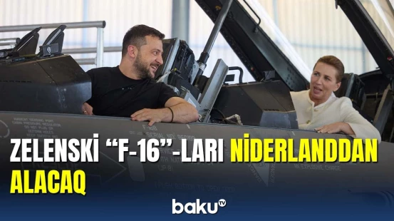 Ukrayna tərəfdaşlarından 42 ədəd "F-16" qırıcısı alacaq