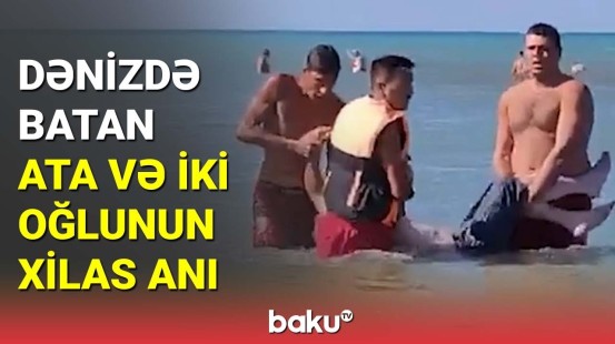 FHN Qızılqum çimərliyində batma təhlükəsinin qarşısını aldı