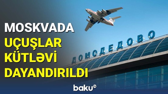 Moskvadan çıxmaq istəyən ruslar aeroportda qaldı