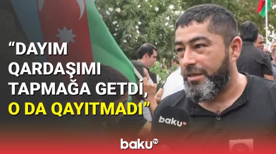 Qardaşı qalıqları tapılan Qurbanov Nofəlin itkin düşməsindən danışdı