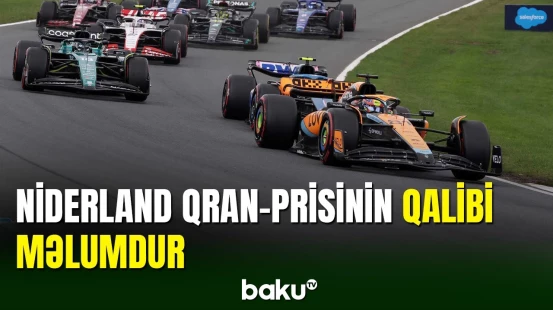 Formula 1-də Niderland Qran-prisinin qalibi müəyyənləşib