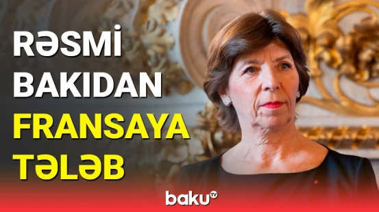 XİN-dən fransalı nazirə cavab