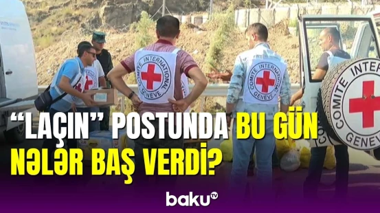 "Laçın" sərhəd-buraxılış məntəqəsindən ermənilərin keçidi davam edib