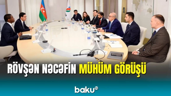 SOCAR-ın prezidenti “Brookfield” şirkətinin partnyoru ilə görüşüb
