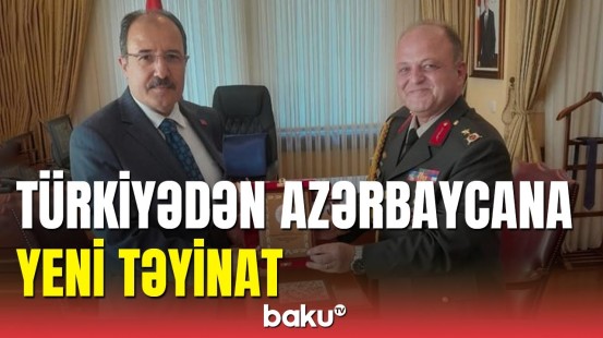 Türkiyə səfiri Azərbaycana təyin olunan yeni hərbi attaşe ilə görüşdü