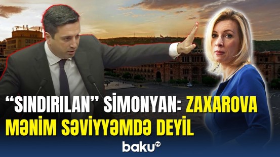 Zaxarovanın "od qoyduğu" Simonyan susmadı