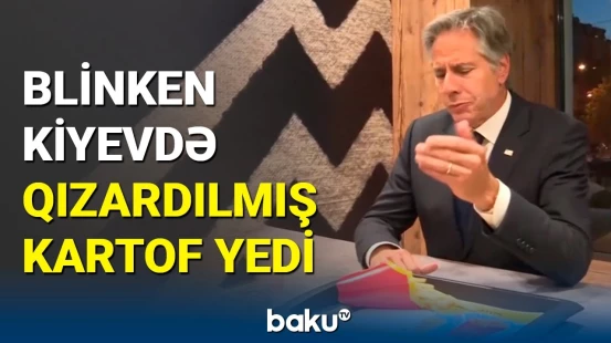 Blinken Ukrayna XİN başçısı ilə "fast food" yedi