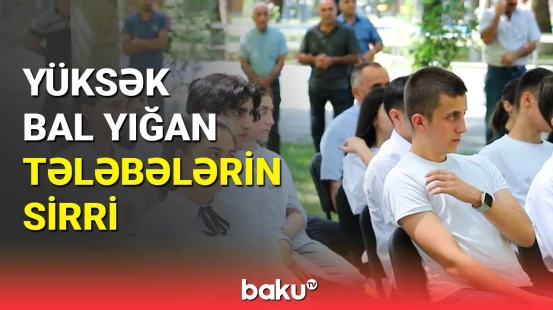İsmayıllı RİH-in başçısı yüksək nəticə göstərən məzunlarla görüşüb