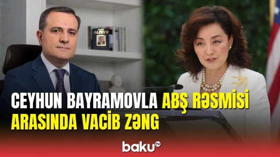 Ceyhun Bayramovla ABŞ rəsmisi arasında telefon danışığı