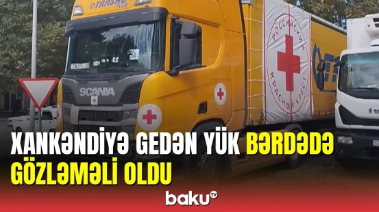 Rusiya Qızıl Xaç Komitəsinin avtomobilinə kimlər mane olur?