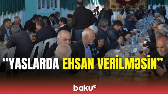 Mahmudkənddə sakinlərin ehsanla bağlı qərarına ağsaqqallar razılıq verdi