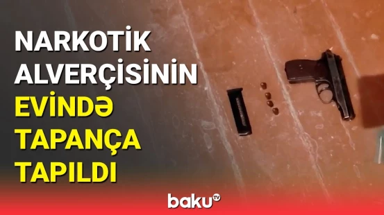 Maştağa sakini saxlanıldı: “Makarov” tapançasını belə gizlədirmiş