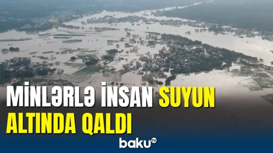 Dəhşətli mənzərə: bir şəhər tamamilə dağıldı
