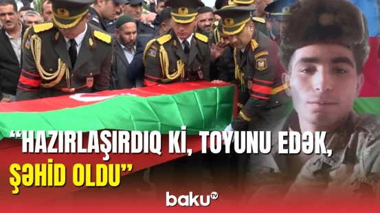 Şəhid yola salındı: Elgün Həsənovun dəfn mərasimi keçirildi