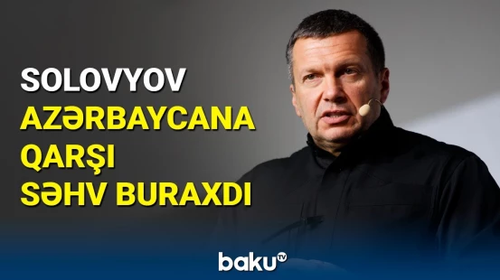 Rusiya telekanalında Azərbaycanla bağlı fakt saxta təqdim edildi