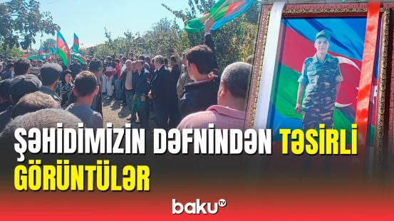 Tovuz Şəhid Nihad Namazova əlvida dedi