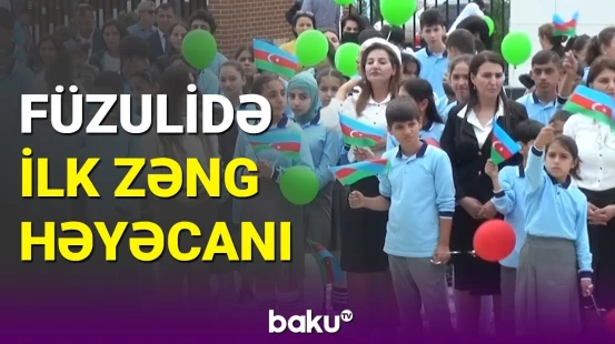 Füzulililər 30 ildən sonra ilk zəngi eşitdi