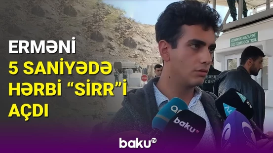 Qarabağla bağlı sual qarşısında dili tutulan erməni: Özümü piss hiss edirəm