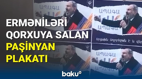 İrəvan küçələrində "Qarabağ Azərbaycandır" plakatı: ermənilər təşviş içində