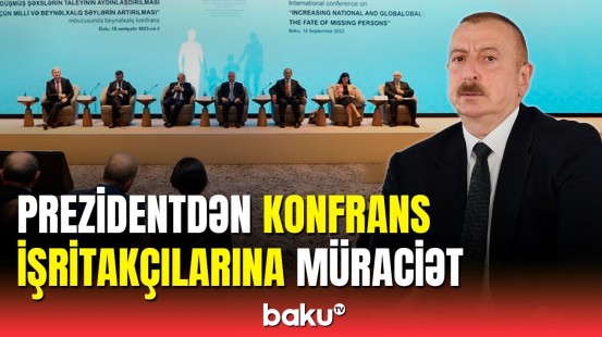 Əli Nağıyev Prezidentin müraciətini oxudu: həqiqətlər iştirakçılara çatdırıldı