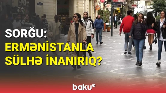 Sorğu nəticələri açıqlandı: Azərbaycan və Ermənistan arasında sülh baş tuta bilər?