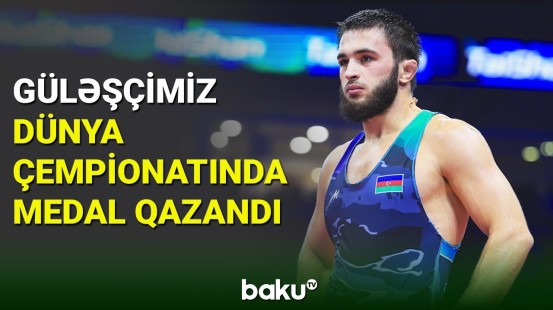Sərbəst güləşçimiz Osman Nurmaqomedov dünya çempionatında medal qazanıb