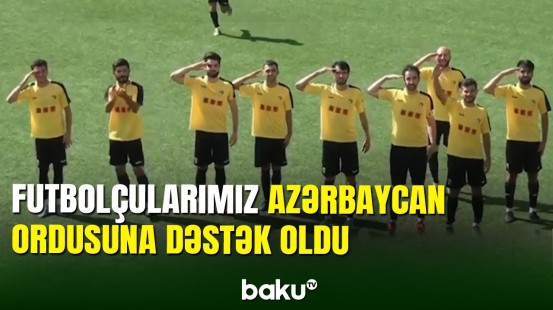 "Füzuli" futbolçuları Azərbaycan Ordusuna dəstək oldu